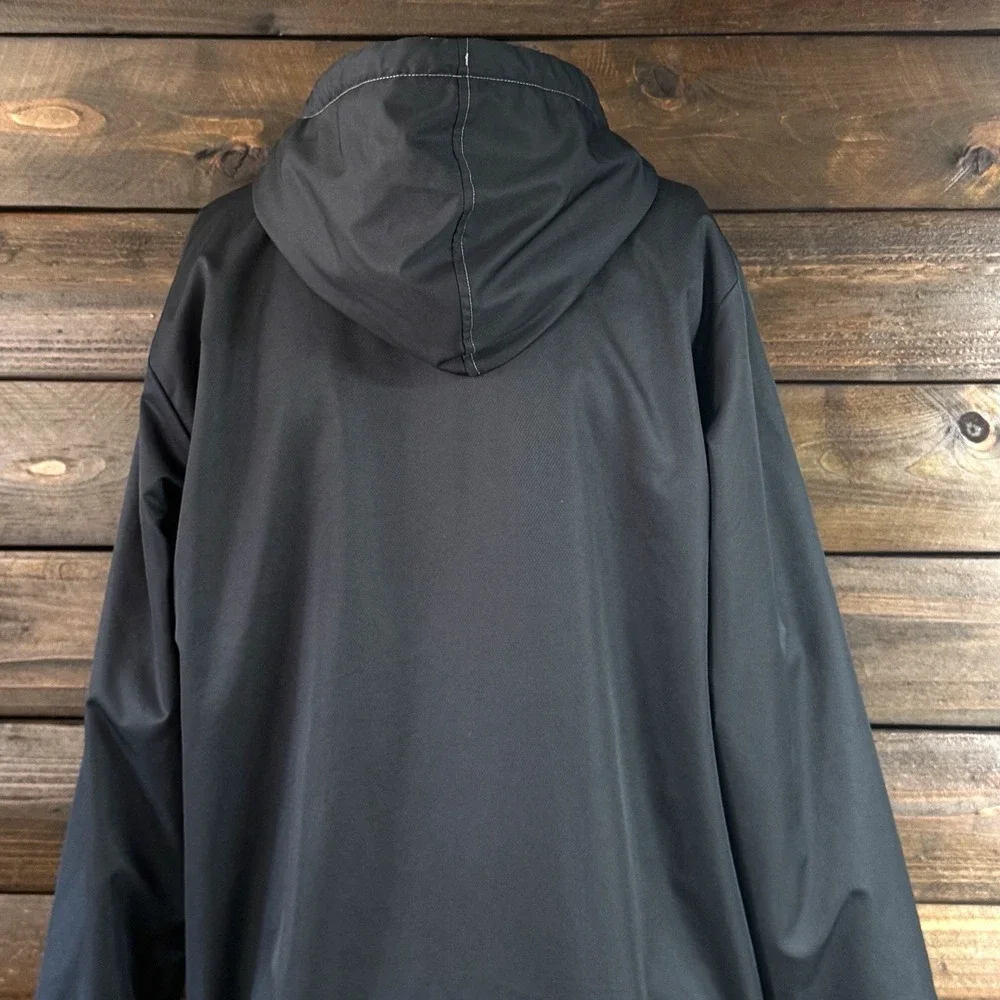 Speedo Hooded Fleece Lined Swim Team Parka Unisex Adult Swim Jacket Coverup Sz S
